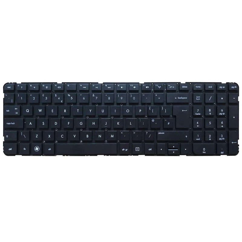 UK laptop keyboard for HP g6-2000 G6Z-2000 2328tx 2233 2301ax g6-2100 G6-2163sr G6-2001TX G6-2025TX G6-2145TX G6-2025 No frame