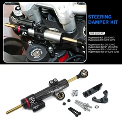 Motorcycle Steering Damper For Ducati Hypermotard 821 939 SP Hyperstrada 821 939 Accessories Stabilizer Mounting Bracket Kit