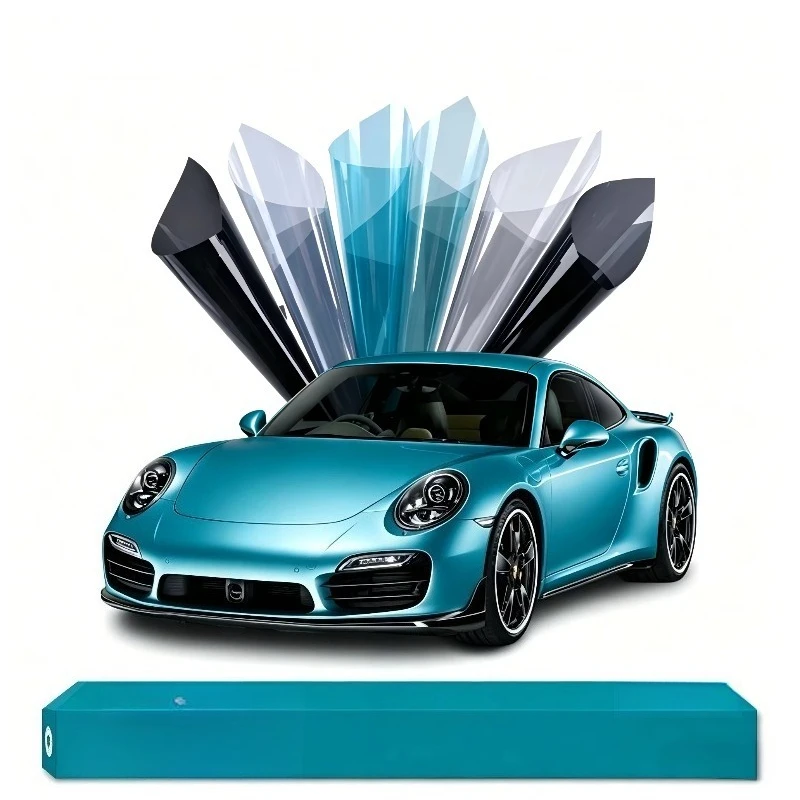 Economy Grade Nano Ceramic Car Window Film Heat Blocking Tint UV Proof Protection Self Healing Color Changing Anti Scratch Proof