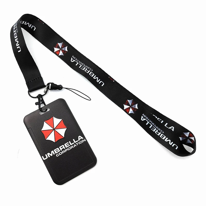 Game holders Evils Lanyards Card Set ombrello Corporation Badge stampa cordino tracolla portachiavi regalo Sovenior Collection