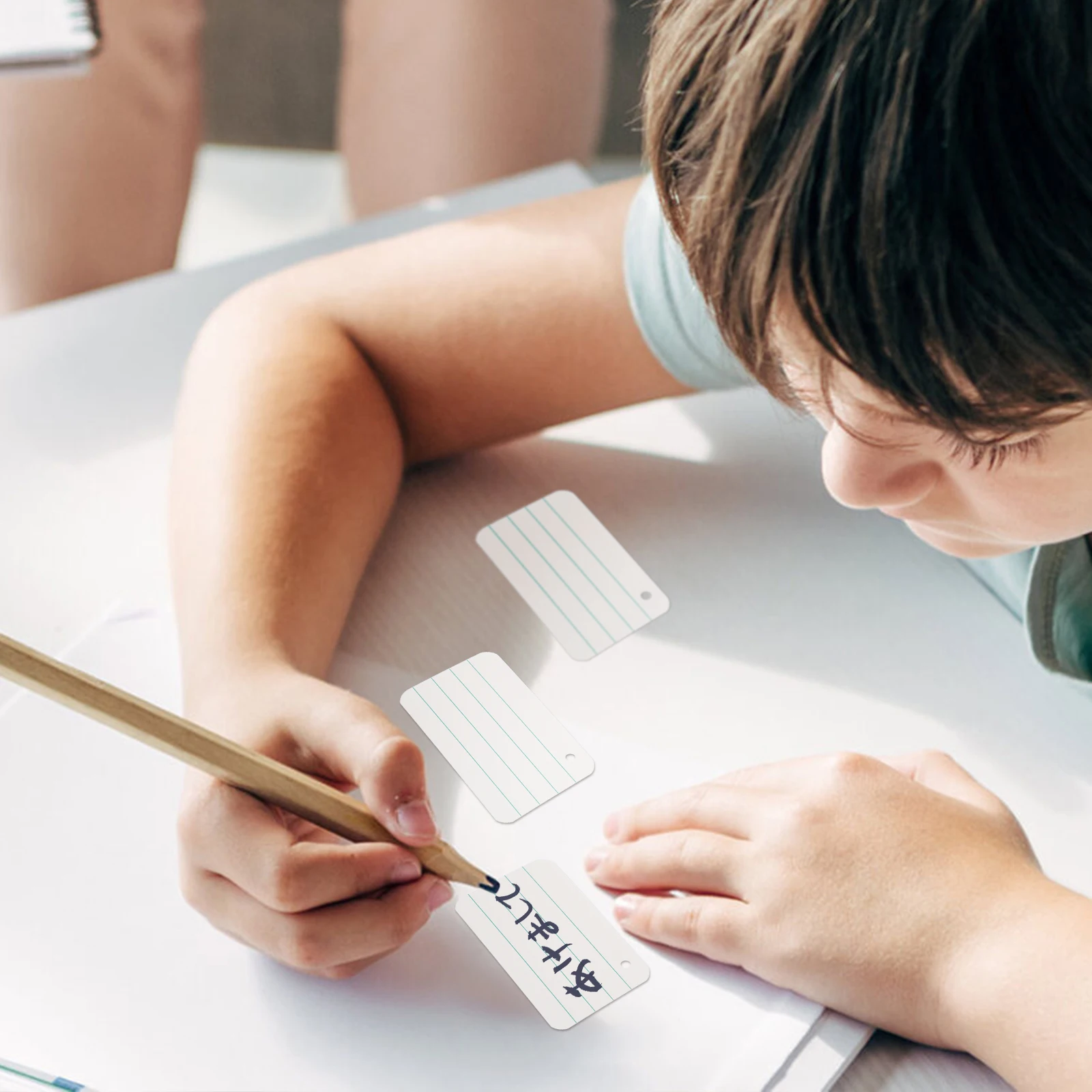 1 مجموعة كلمة بطاقات الذاكرة مؤشر فارغ بطاقات الملاحظة للبطاقات التعليمية عادي صغير مغلف التعلم Diy بها بنفسك بطاقة الأعمال صنع الدراسة