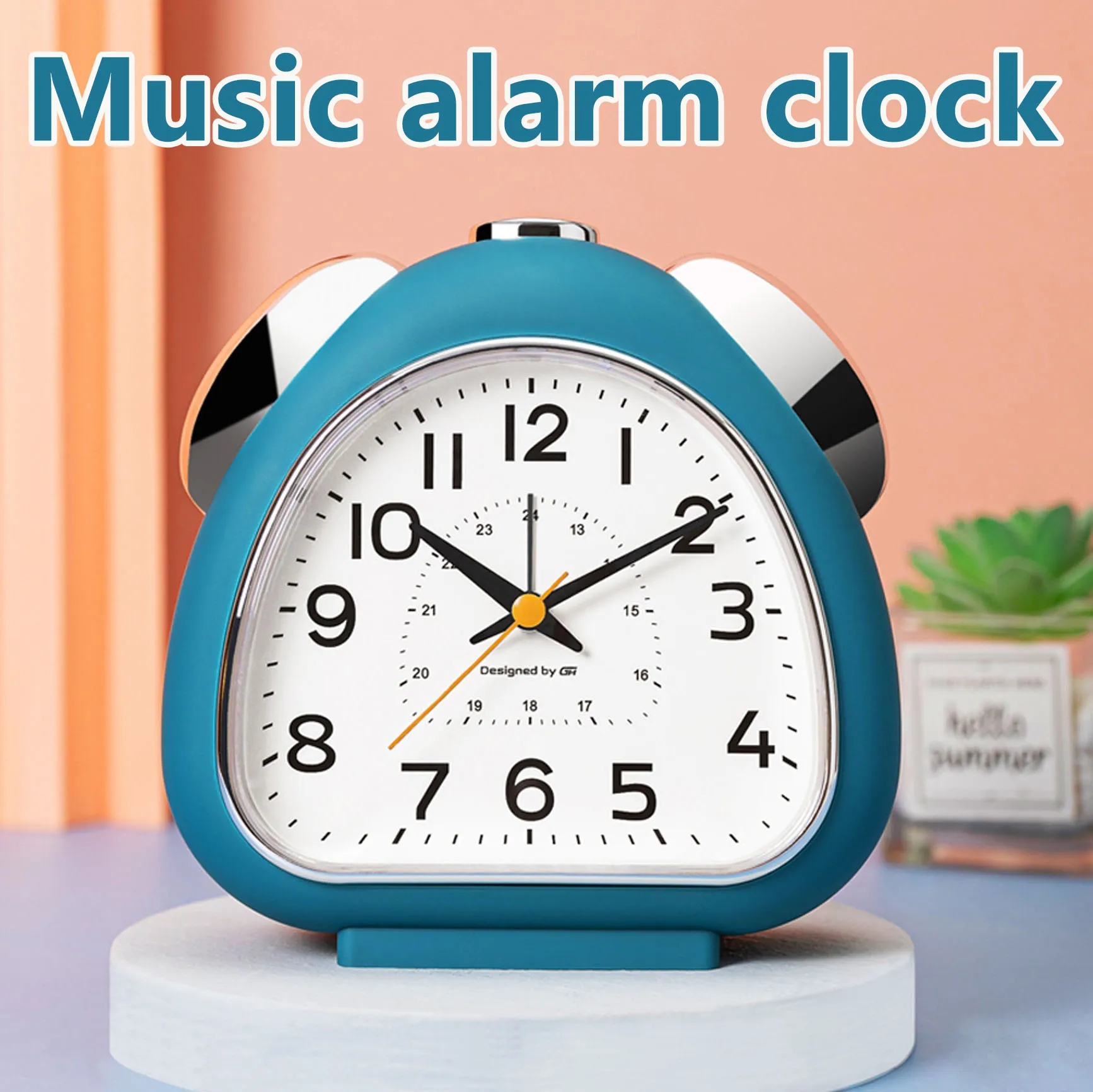 

Music alarm clock, snooze night light function, large digital clock, versatile scene, a must-have for the back-to-school season