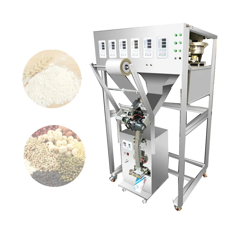 Electric Mixed Packaging Machine For Coffee Bean Sugar Rice Tea Bag Powder Automatic Pouch Packing Machine