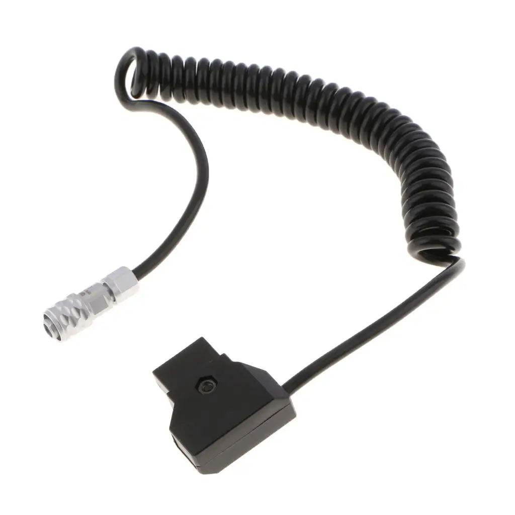 2 Pin D Tap Power Cable Flexible Plastic Camera Power Adapter Cord for Blackmagic Pocket Cinema Camera 4K