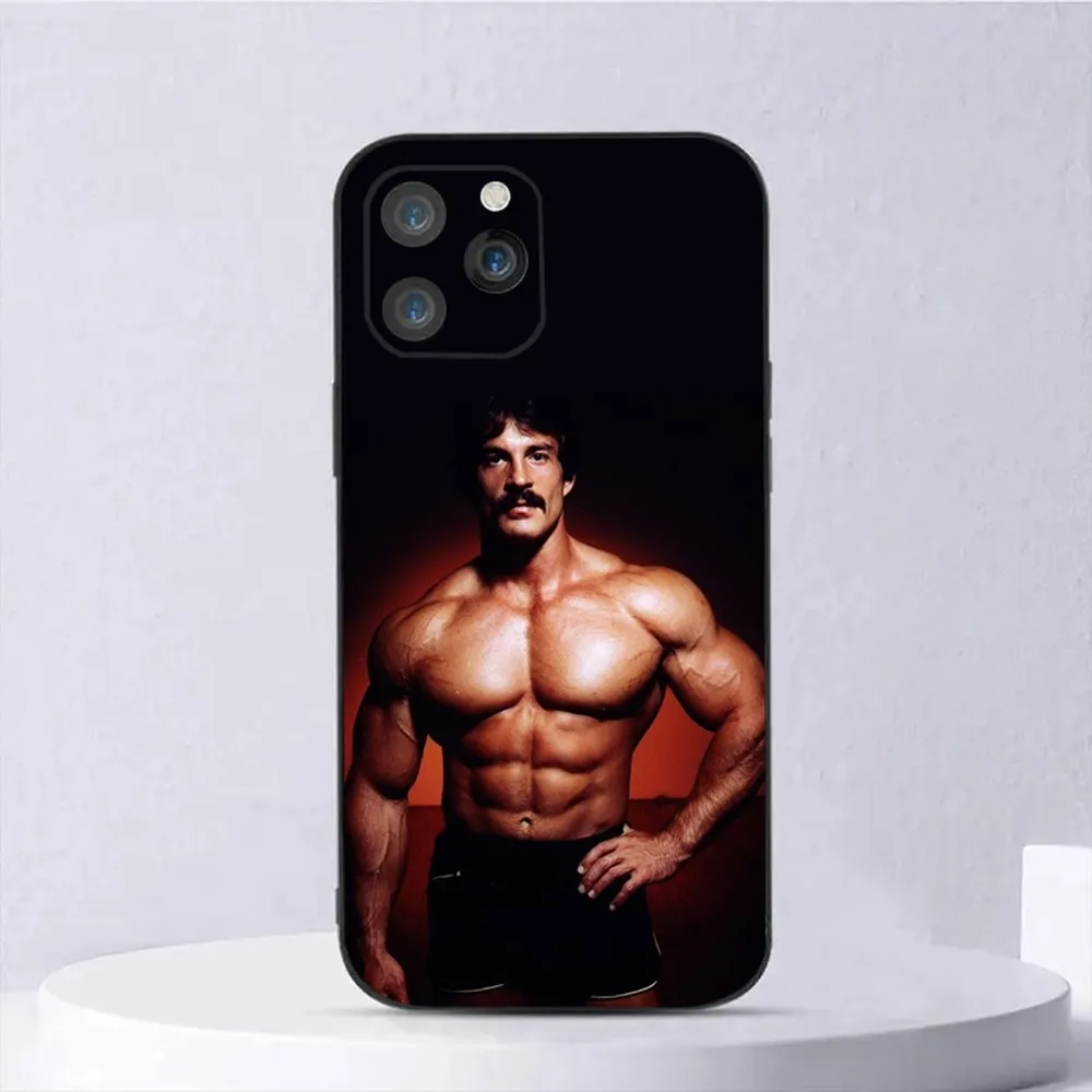 Bodybuilding Mike mentzer Phone Case For iPhone15,14,13,12,11,Pro,Max,Plus,Mini,X,XS,XR,8,7,6,S,Plus,SE Soft Black Case