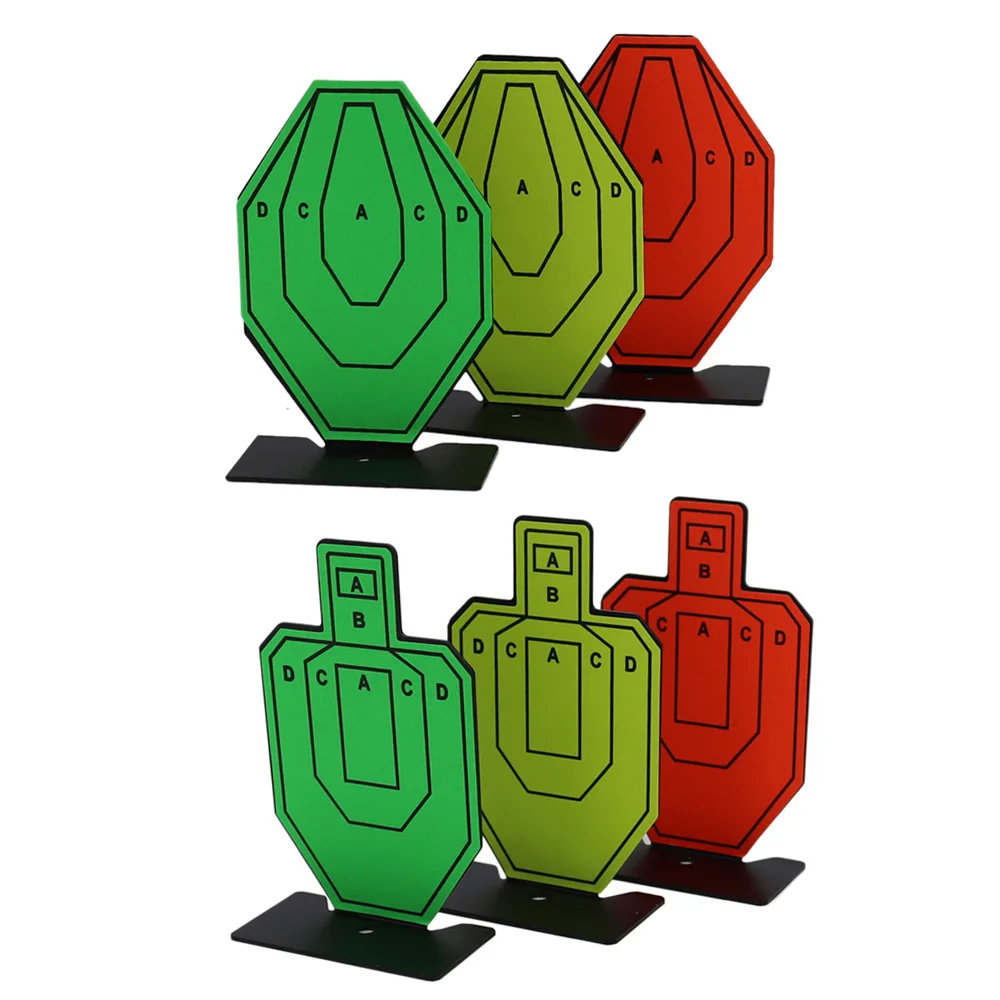 전술 사격 훈련 타겟, 사냥 에어소프트 페인트볼 새총 금속 타겟, IPSC IDPA 사격 타겟, 로트당 3 개