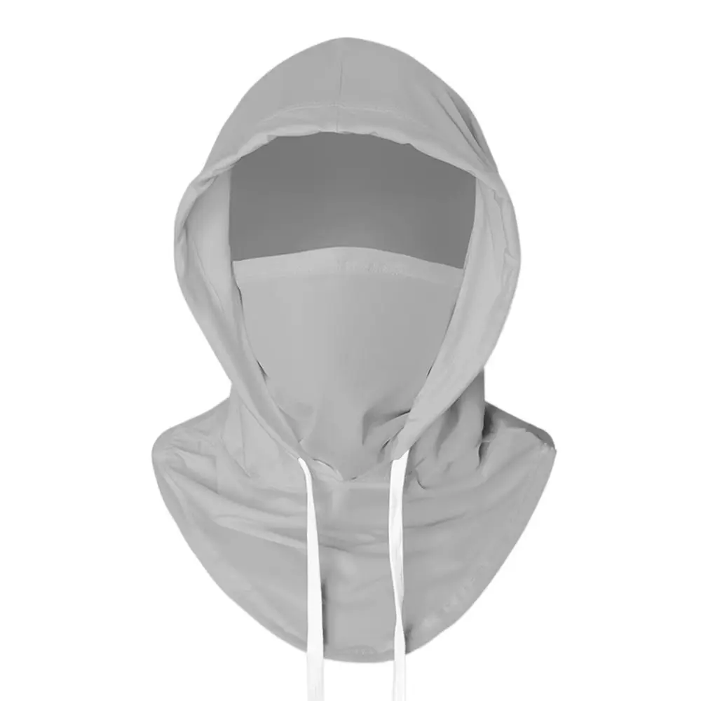 Sunscreen Cooling Balaclava Solid Color Quick Drying Sun UV Protection Hood Breathable Sun UV Protection Headgear