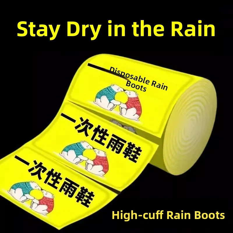 disposable-plastic-thickened-rain-boot-covers-waterproof-non-slip-travel-school-going-essential-wear-for-home-daily-use