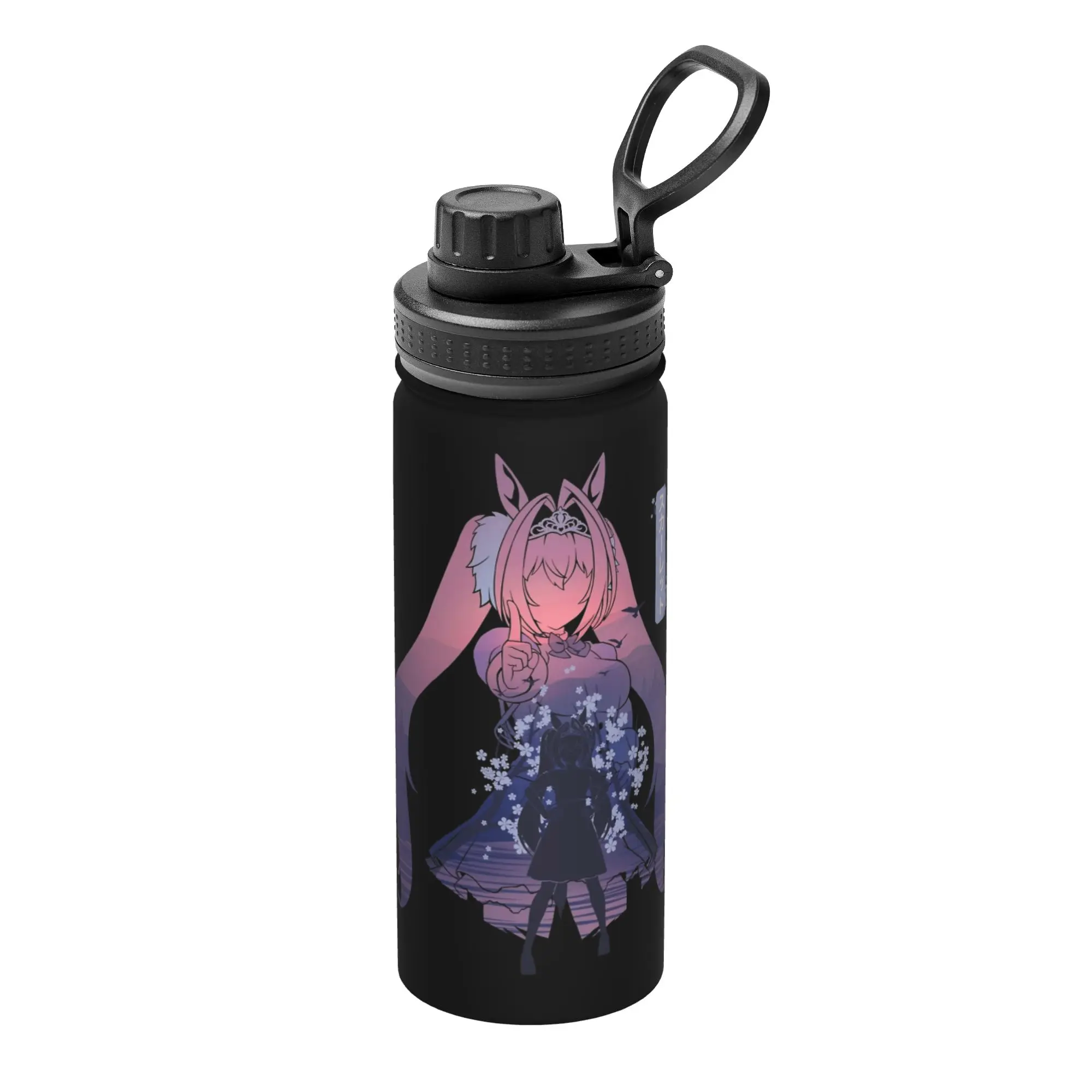 Термокружка Daiwa Scarlet Uma Musume Anime 18OZ, спортивная, из нержавеющей стали, с двойными стенками, 18 унций