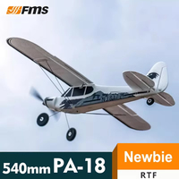 FMS 540mm PA-18 Mini Trainer RTF Electric RC Airplane Fixed Wing Remote Control Model Plane Aircraft Kids Outdoor Toys Gift