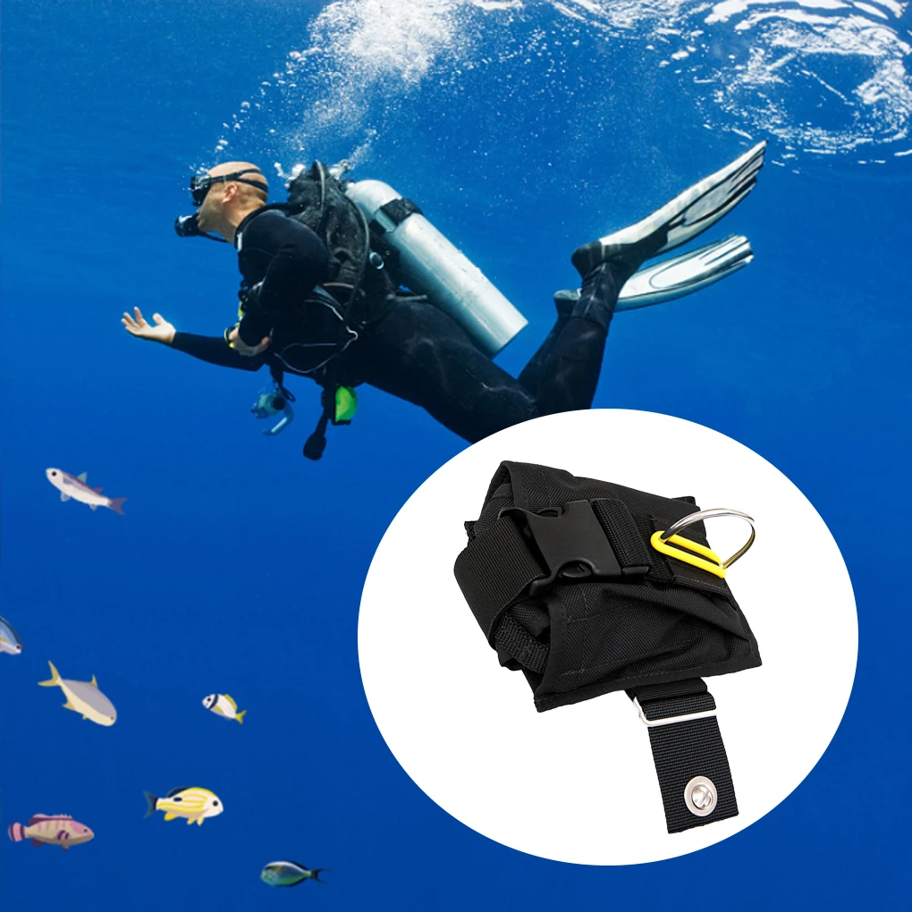 

Scuba Diving Weight Bag Lead Filler Pouch Adjustable Tech Dive Holder