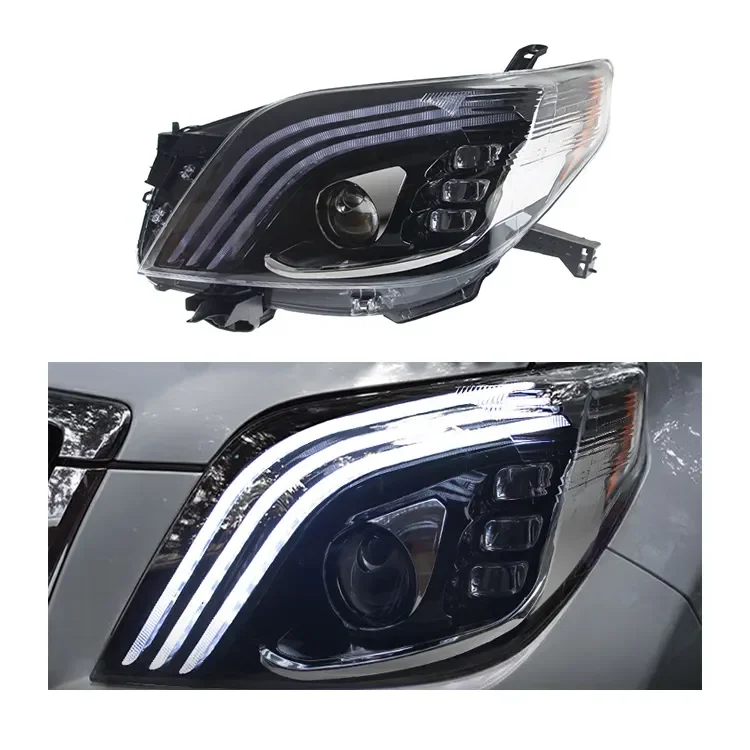 

YBJ Upgrade LED Headlamp for LAND CRUISER Prado 2010-2013 Maybach Style Plug Play 6000k Color Temperature Car Accessories