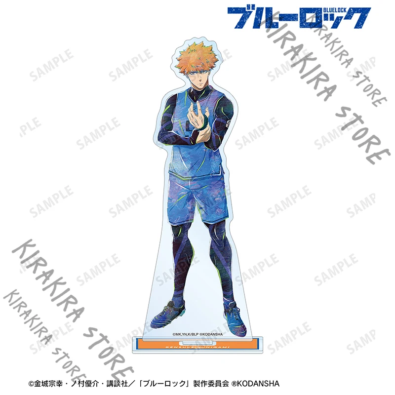 BLUE LOCK Aryu Jyubei Tokimitsu Aoshi 애니메이션 아크릴 스탠드 모델 피규어 Ego Jinpachi Nagi 액세서리 스탠딩 플레이트 장식품