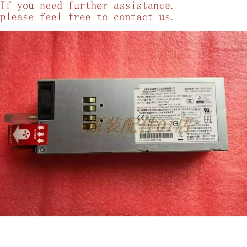 

Для оригинального блока питания DELL N3024 N3048, 200 Вт, DPS-200PB-191 A 0NMPRY