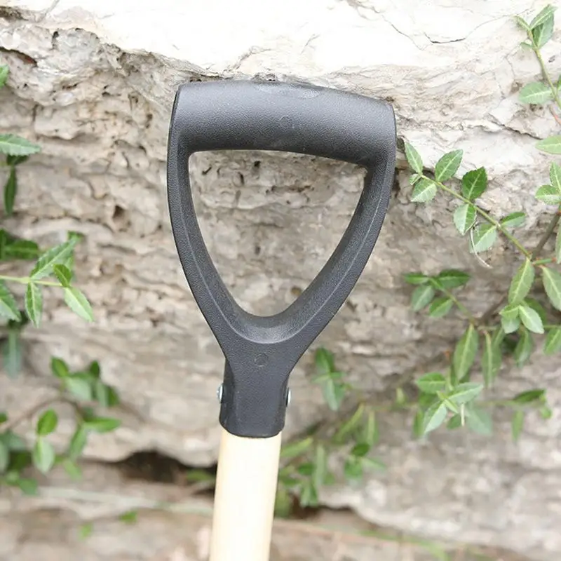 D-shaped snow shovel grip Thickened plastic D-shaped shovel handle for shovel grip digging rake tool replacement accessories