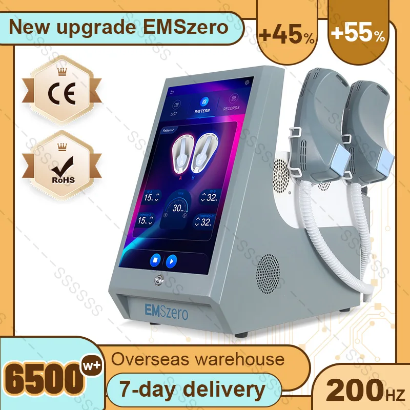 

Ems Zero NEO 15 Tesla RF Professional Body Sculpt 6500W EMSzero Slimming Machine Muscle Stimulator