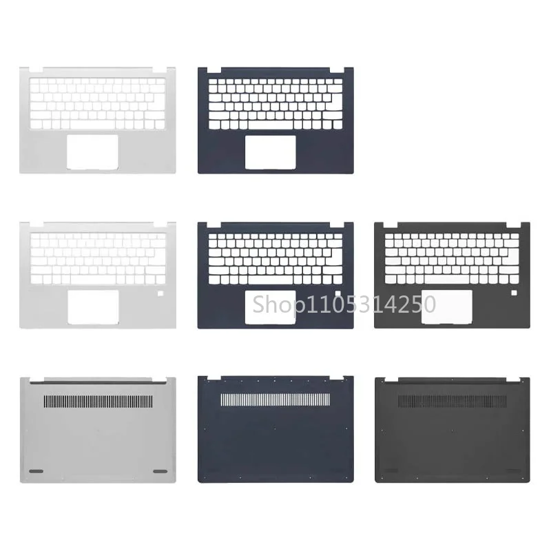 Upper Top Case For Lenovo IdeaPad FLEX-14IWL C340-14 C340-14IWL C340-14API C340-14IML Palmrest Lower Bottom Cover hinge