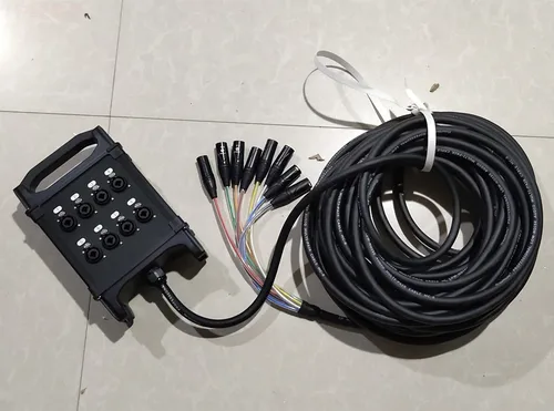 Imagen 2 del producto XLR macho a XLR/6,5 MM P10 6,35 MM hembra, 8 canales, 3 pines, Cable profesional de rendimiento móvil, extensión de Audio