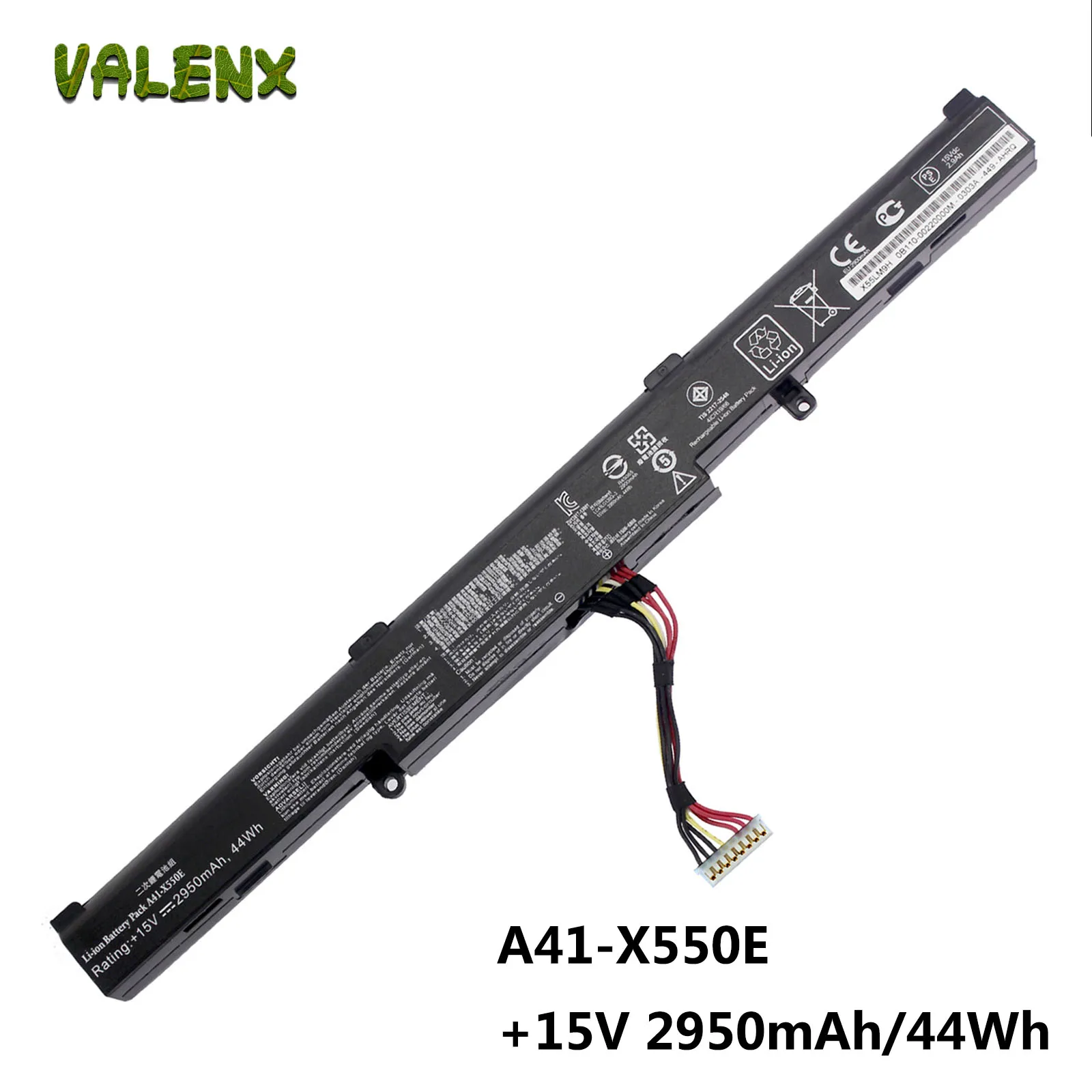 

4 Cell A41-X550E Battery for ASUS R752LJ R752LD R752LB R752M R752L R751J X751M X751MA X751L X751LA F751L F751LX