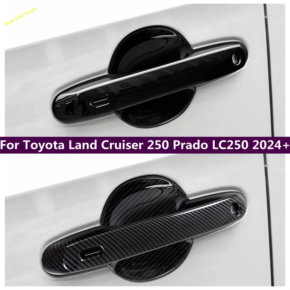 

ABS Outer Door Handle Bowl Clasing Catch Cap Cover Trim Fit For Toyota Land Cruiser 250 Prado LC250 2024 2025 Car Accessories