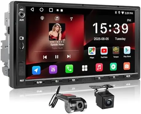 

ATOTO A5L 7" Android Double Din Car Stereo 2GB+32GB, Wireless CarPlay, Android Auto, 1080P DVR, LRV Camera