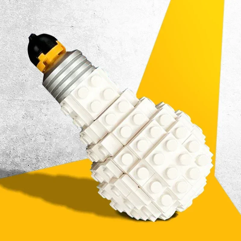 Gobricks Moc DIY Creative Light Bulb Model bricks Building Block Educational Toys For Children Birthday Christmas Tree Gift