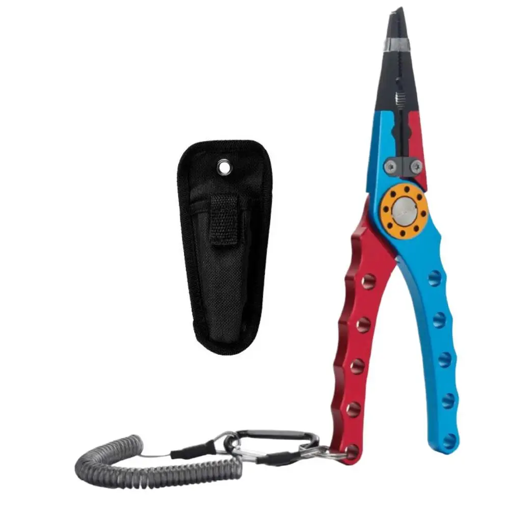 

Рыболовные плоскогубцы из алюминиевого сплава, многофункциональный инструмент для морской рыбалки, инструмент для удаления крючков, режущая леска и разъемное кольцо, рыболовные инструменты