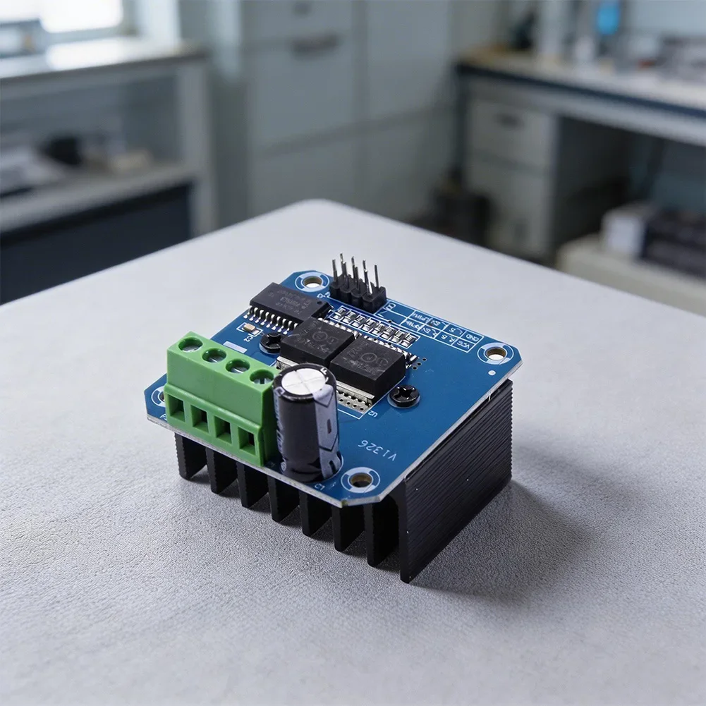 5.5-27V Driver Board Blue BTS7960 Motor Driver Current Limiting Function 5V Isolation Reversible Motor Control For Arduino