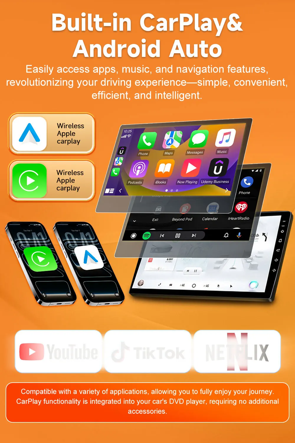 Sistema Android 16 con Carplay para Toyota Auris y Corolla, modelos 2006-2012. Radio para automóvil con sistemas inteligentes, conectividad 4G y Wi-Fi, Android Auto, Bluetooth inalámbrico.