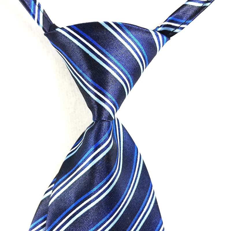 Striped 7cm Women Small Neckties Boys Children Bow Ties For Men Bank Hotel Restaurant Business Suits Uniform Neckwear Accessory