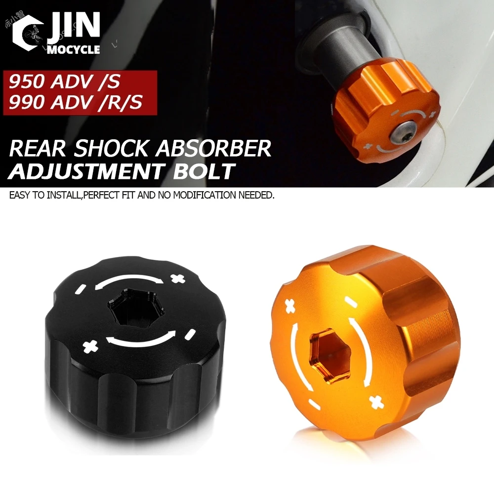 

CNC Rear Shock Absorber Rebound Adjuster Knob For 950 Adv 2002-2006 950Adventure S 2004-2006 990 Adventure 2006-2012 990Adv R /S