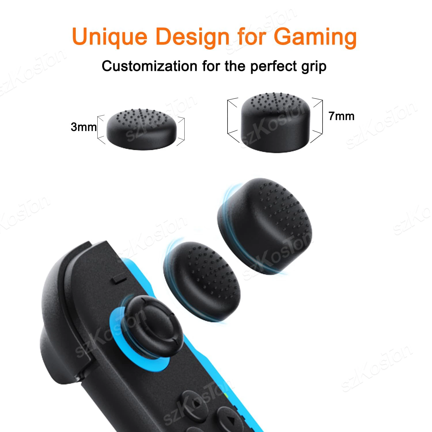 4PCS For Switch 2 No-Slip Silicone Thumb Grips Caps Joystick Cover Enhanced Game Grip for NS Switch2 Gaming Accessories