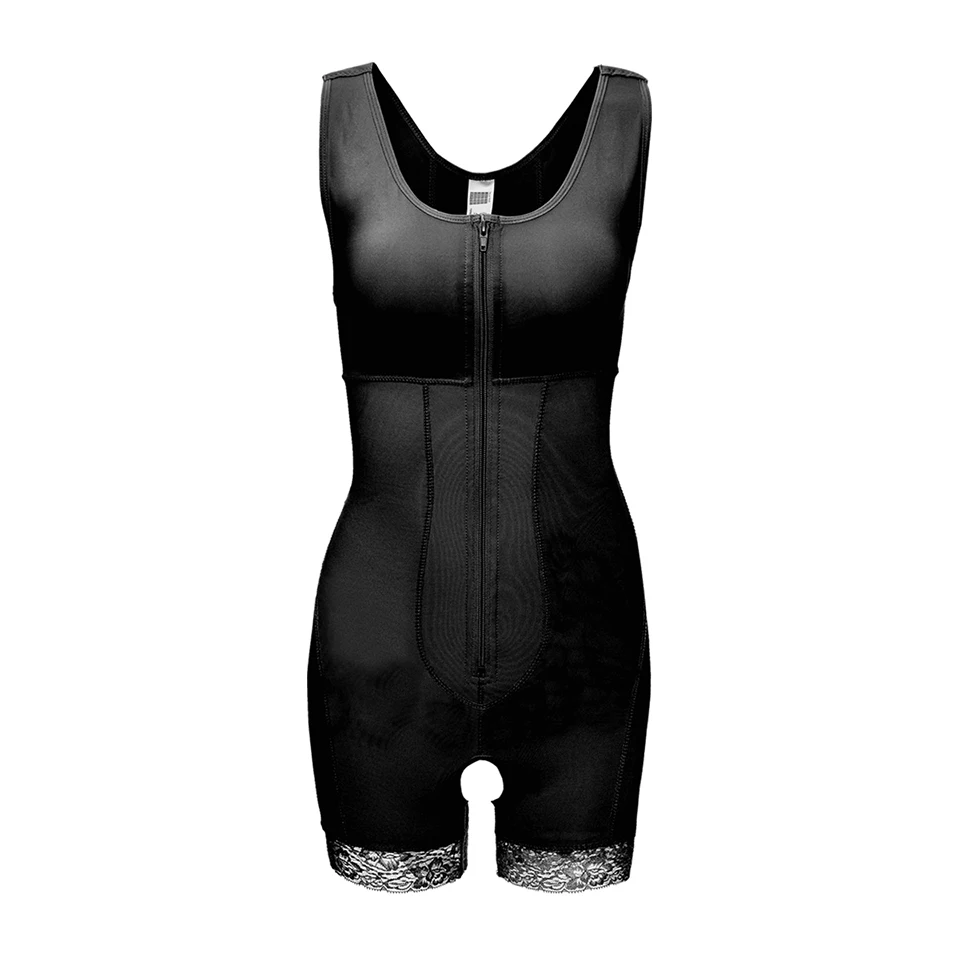 Becirzet Shaperwear Bodysuit Damen Körperformer Playsuits Schlankmachende Unterwäsche Übergröße Taillenkontrolle Hüftlift – Detail 11