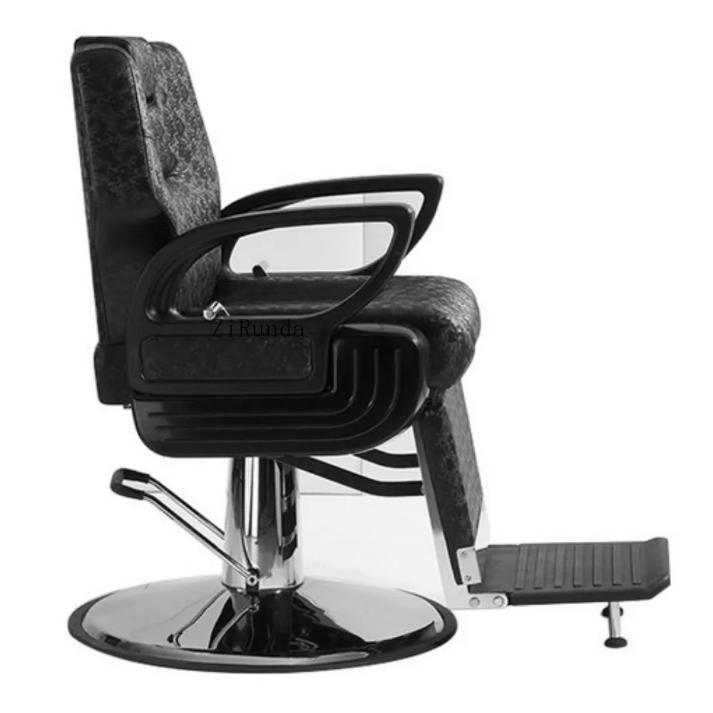 كرسي حلاقة فاخر بزاوية 360 درجة كرسي صالون تجميل