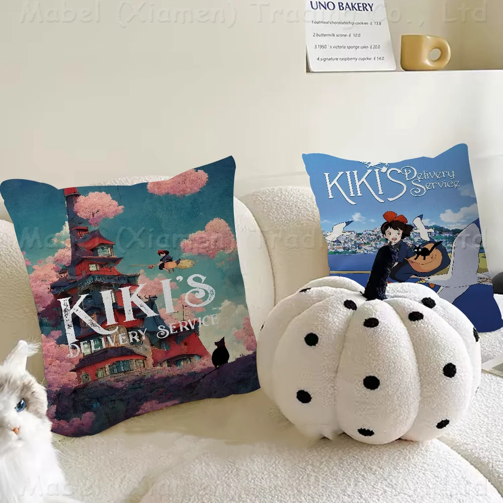 K-Kikis D-Delivery S-Service Anime Cushion Cover Decorative Pillow Sofa Home Decor Case Pillow Cases