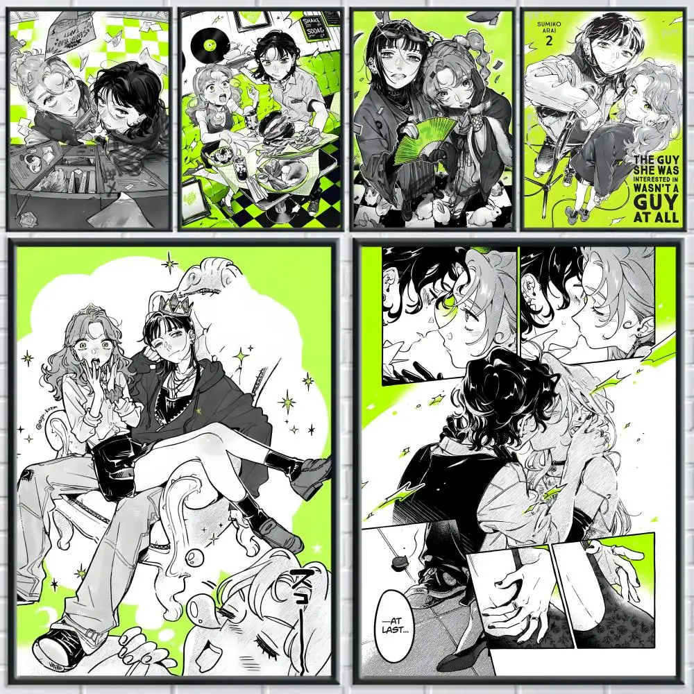 

The G_Guy She Interested In Wasnt A Guy Poster Decorative Stickers Wall Art for Home Hallway Living Room Bedroom Decoration Gift