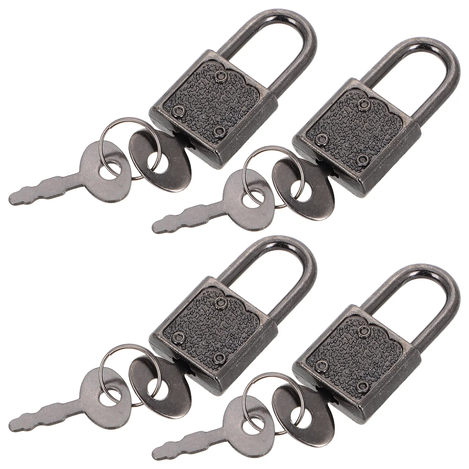 

4Pcs Pirate Treasure Chest Lock Set Mini Padlock Small Metal Lock Key for Kid Diary Jewelry Box Locker