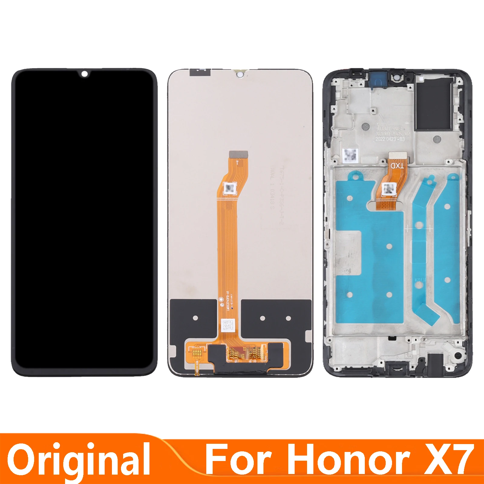 

For Huawei Honor X7 CMA-LX2 LCD Display Touch Screen Replacement Digitizer Assembly With Frame