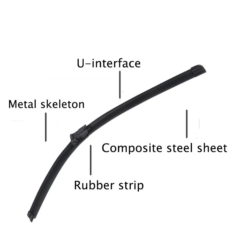 Car Boneless Wiper Blades for BYD Song PRO, Han EV, Qin PLUS, Tang DMi, Yuan New Energy