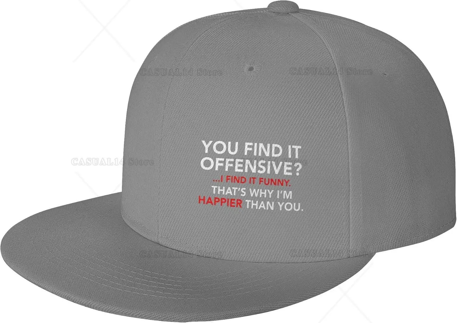 You Find It Offensive Flat Baseball Unisex Hat Brim Hat Trucker Hat Sports Caps Outdoor Golf Running One Size