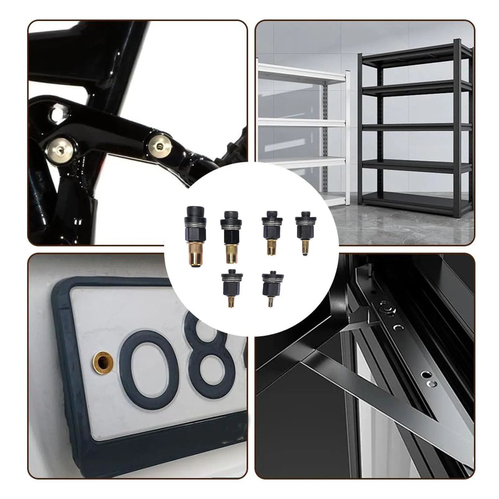 دليل أداة التثبيت بندقية رئيس M3-M10 تجميع المبسطة متعددة الوظائف الكربون الصلب جوزة برْشام أداة مجموعة للبناء