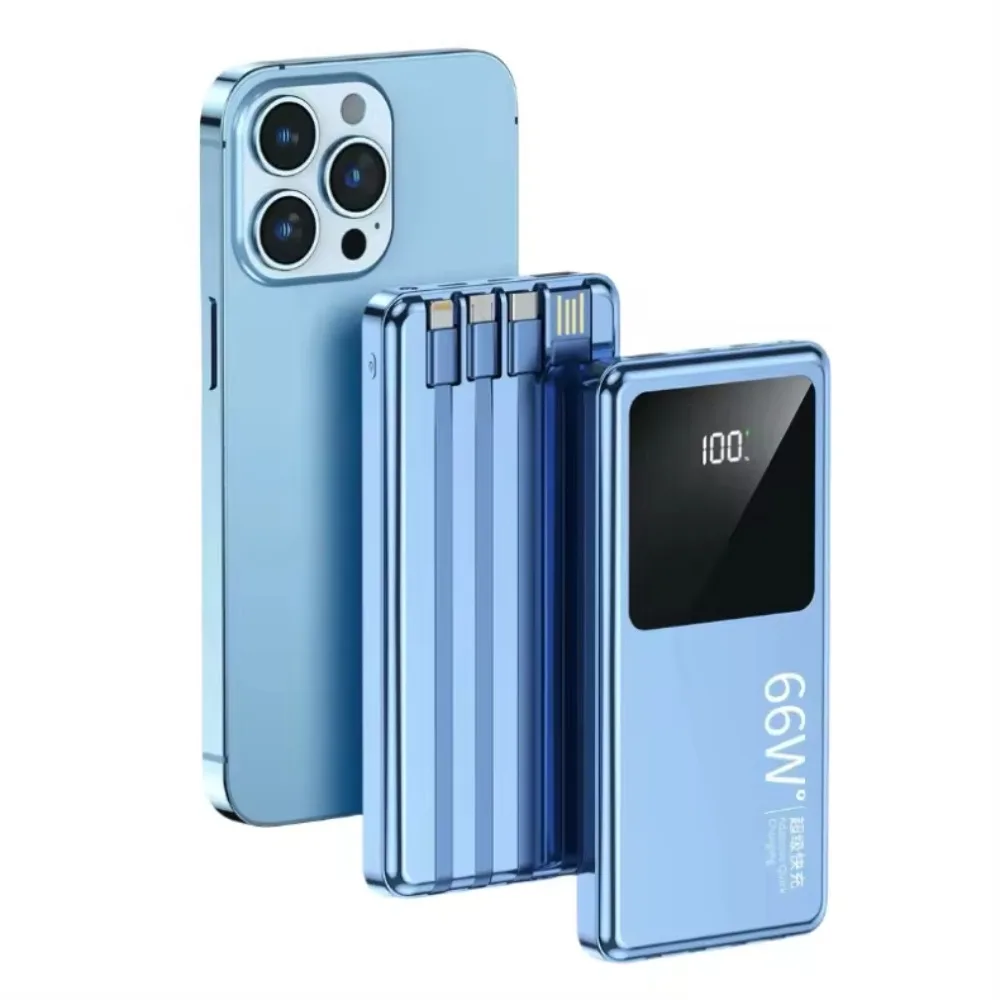 

66W 20000mAh Power Bank Super Fast Charging Portable External Mobile Battery Charger for IPhone Samsung Huawei Powerbank