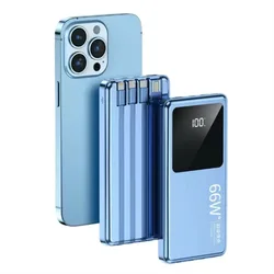 66W 20000mAh Power Bank Super Fast Charging Portable External Mobile Battery Charger for IPhone Samsung Huawei Powerbank