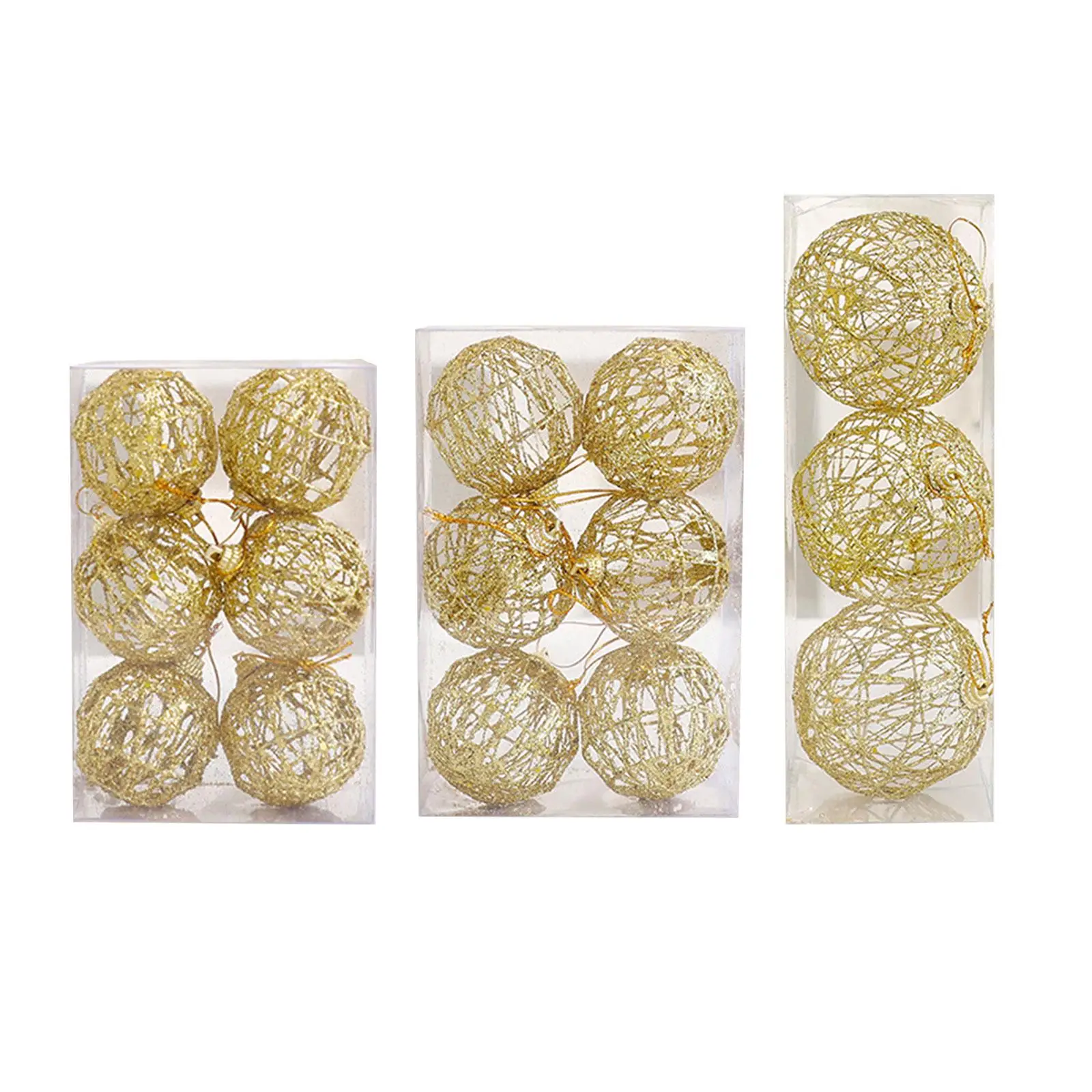Christmas Ball Ornaments Display Modern Creative Hanging Pendants Xmas Decor for