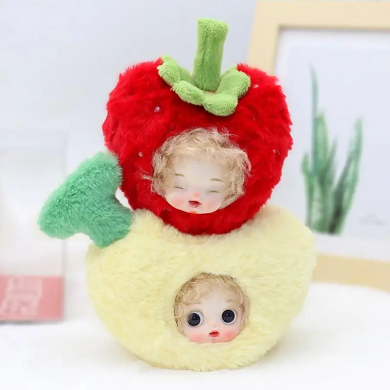 

Fruit Backpack Keychain Charming Cute Plush Fruit Ornaments Vibrant Fruit-Themed Pendant Keychains Unique Fruit Ornaments &