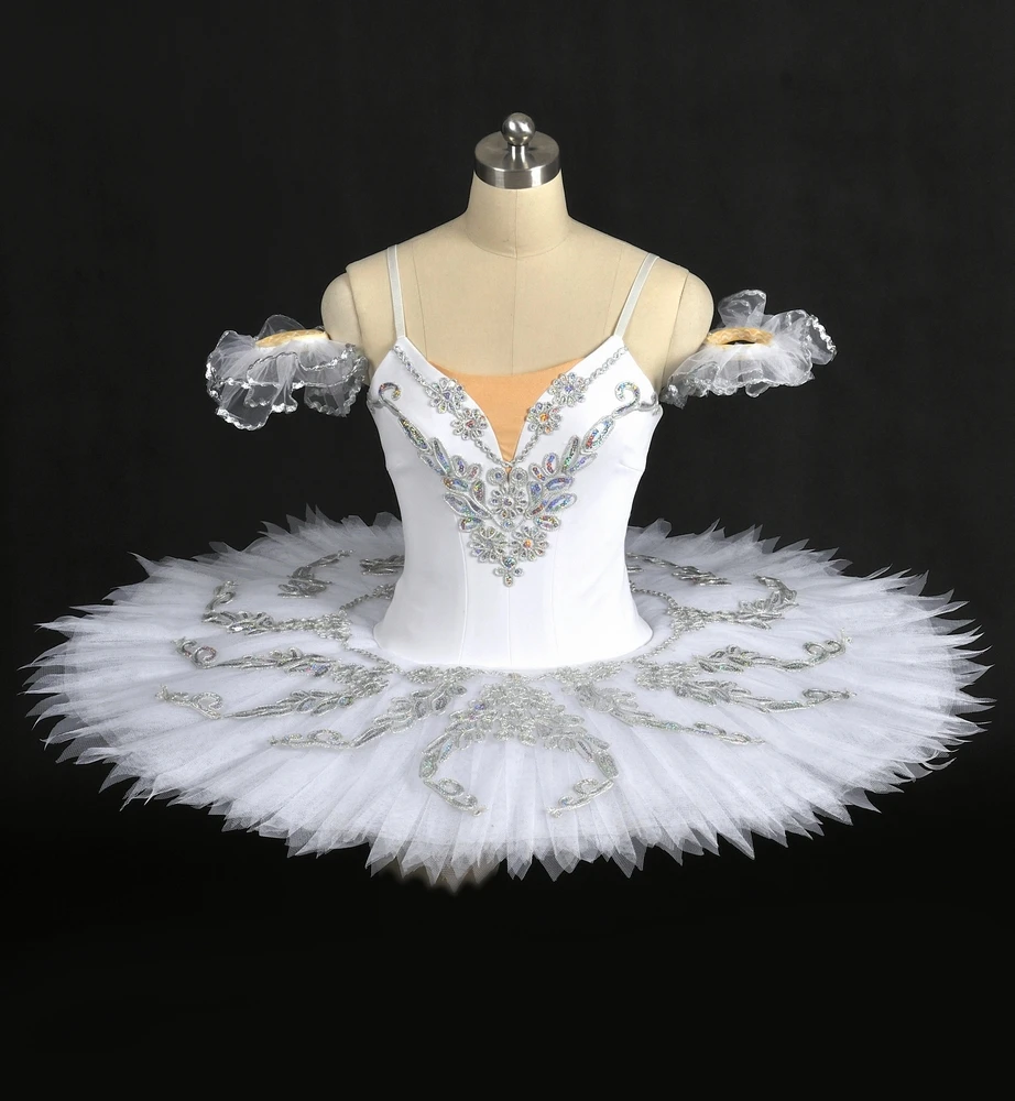 Professional Custom Size Girls Classical White Swan Lake Ballet Tutu Costumes