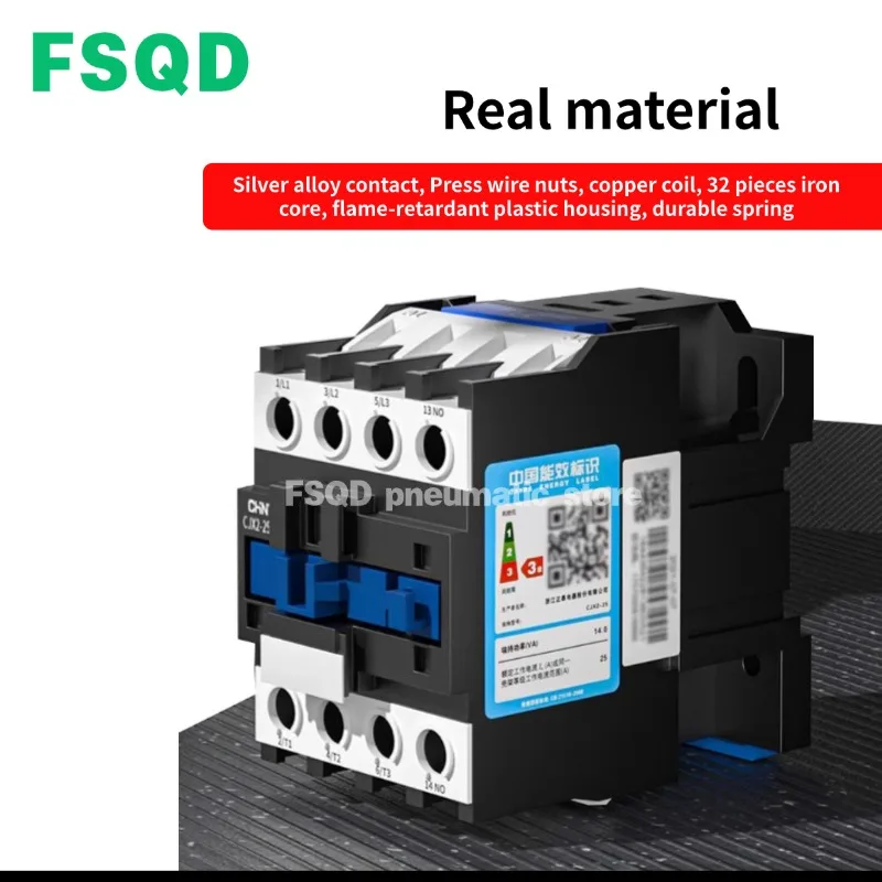 Ac contactor CJX2-0910 1210 1810 2510 3210 4011 5011 6511 8011 9511 0901 1201 1801 2501 3201 220V 380V 110V 24V 36V