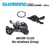 Grupo SHIMANO DEORE M6100 12s SL M6100 palanca de cambios RD M6100 SGS desviador trasero 12 velocidades 12V cambio SWTICH básico M7100 M8100