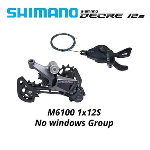 Grupo SHIMANO DEORE M6100 12s SL M6100 palanca de cambios RD M6100 SGS desviador trasero 12 velocidades 12V cambio SWTICH básico M7100 M8100