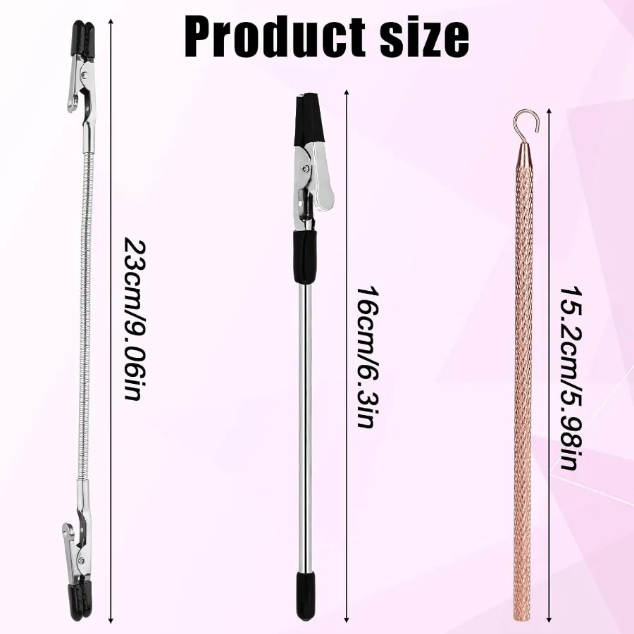 3PCS Bracelet Helper Tool Set, Jewelry Clasp Assistant for Necklaces Watches, Quick Wear Fastener for Women